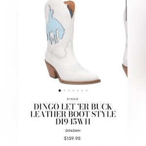Dingo Let ‘Er Buck Size 8 Leather Boot Never Worn